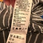 Roxy  NWOT Peak Moments Modal Dark Gray & White Striped Dress/Tunic Unique Back Photo 7