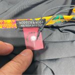 Scotch & Soda  Floral Yellow Mock Neck One piece Swimsuit bathing suit size M Photo 9