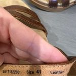 Dansko  Surraya Sandals Slingback Strappy Wedge Bronze Leather Womens EU41 US 10 Photo 7