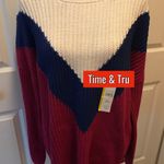 Time & Tru Chevron Sweater size Lg Photo 3