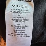 Vince  Modal Jersey Black Midi Dress New! Photo 9