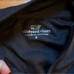Vineyard Vines  black waffle weave quarter zip top size small Photo 1