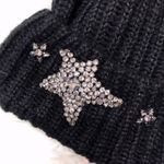 Victoria's Secret Victoria Secret Pom Pom Beanie-Black W/crystals-NWT Photo 2