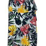 Jodi Kristopher ‎ Tropical Tie Front Summer Dress Strap Linen Blend 1 Women NWT Photo 0