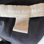 Banana Republic Fit Flare Cocktail Dress Black White Striped Sz 2 Pockets A-Line Photo 7