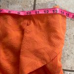Anthropologie  Maeve Slim Ruffle Orange Wrap Skirt Photo 12
