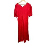Mara Hoffman  Sicily Hemp Dress in Red Sz. 8 Photo 2