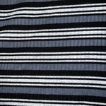 Free People Always With Me Striped Black Gray Wrap Tie Crop Top EUC Size Small Photo 6