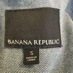 Banana Republic  Denim Jacket Hand Painted Faces Back Size Small Photo 7