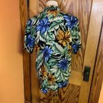 Vintage 90s bright Hawaiian shirt Blue Photo 8