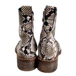 Zadig & Voltaire ‘Empress Wild’ Beige Snakeskin Embossed Leather Boots, Size 39 Photo 5