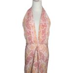 Lovers + Friends  Revolve Zeta‎ Snakeprint V-Neck Halter Ruffle Maxi Dress Size S Photo 1