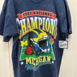 Michigan Wolverines 1997 Retro National Champs Shirt Size L Photo 0