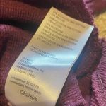 Pilcro  Anthropologie Ruffled Raglan Thermal Top Purple SMALL Photo 10