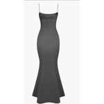 House Of CB Violette Satin Mermaid Gown Size Small Photo 2