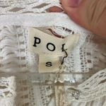 POL  | Cream Tunic Shirt Dress Buttoned Front NWT Womens Small Photo 7