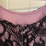 Three Pink Hearts EUC |  junior’s black lace‎ layered dress — size 11 Photo 5
