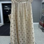 Iz Byer  Tan Cream Sleeveless Scoop Neck Tank Top Photo 0