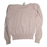 Vtg 1980s Lilly of California Pink Kawaii Fairy Kei Puff Shoulder Sweater XL Photo 1