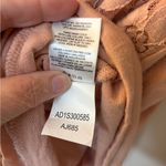Adrianna Papell Women's Size Medium Top Peachy Pink Long Sleeve Lace Ove… Photo 7