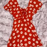 Victoria and Sophia Orange Mini Dress Photo 0