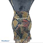 Pretty Little Thing New! PLT Snake mesh print dress with side ruching. Photo 7