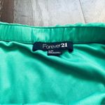 Forever 21 Bright Green Dressy Y2K Summertime Strapless Crop Tube Top Blouse | S Photo 5