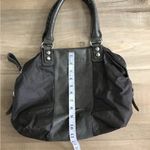 Liebeskind Gray 100% Canva Leather Handbag Purse Photo 2