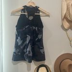 Athleta limitless camo black and grey keyhole built in bra racer back tank Photo 5