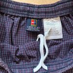 Nike Vintage Challenge Court Tennis Shorts Plaid Boxer Women's Size Medium Photo 2