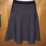 Carmen Marc Valvo Black & White Zig Zag  Skirt Size XS Photo 0
