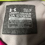 Under Armour Under‎ Armour storm hooded semi fitted sweatshirt size small grey pink neon Photo 8