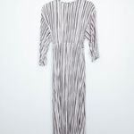 H by Halston H Halston Striped Wrap‎ Midi Dress Women's Size Small Photo 5