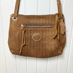 Roots  Brown leather Woven crossbody Bag‎ Photo 7