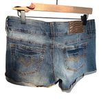 Dollhouse  The Sienna Mini Denim Shorts Gem Buttons Size 9 Grunge Y2K Vintage‎ Photo 12