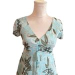 90s Y2k Babydoll Tank Fairy Core Floral Print Handkerchief Hem Size S Sheer Photo 1