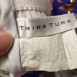 Trina Turk  Pink and Orange One Piece Swimsuit with Plunging Neckline Photo 2