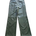 SheIn Super cute green faux leather pants, high waist, 2 front pockets, 2 back pockets Photo 9