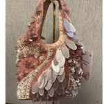 Handcrafted in India Viral Beaded, Sequin, and Pearl Embellished Pink Mini Bag Photo 2