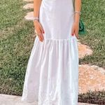 Jason Wu eyelet halter maxi summer dress sz large NWT Photo 0