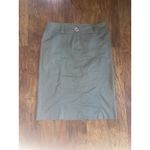 BURBERRY London Olive Khaki Pencil Skirt US Size 6 UK 8 CASUAL PREPPY Photo 2