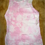 A New Day Women's Tank Top Pink Tie Dye Sleeveless Casual Activewear, XL, NWT Photo 0