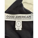 Good American  Black Sleeveless Bodycon Midi Dress Size 1 Fitted Casual Photo 2