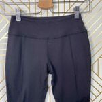 Beyond Yoga Quilted Ankle Zip Leggings in Black Stretch Nylon Soft Size Small Photo 1