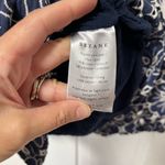 Sézane Sezane Aura babydoll eyelet floral Dress in navy blue size 2 Photo 5