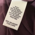 Cato Y2K Women Long Sleeve Top M Plum Velvet Burnout Floral Whimsigoth Romantic Photo 4