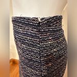 Loft Navy Multicolor Tweed Straight Pencil Mini Work ware Skirt ,Lined Sz 10 Photo 4
