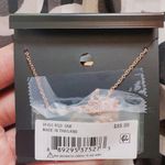 Coach  RoseGold  Pave Signature Bar Necklace 91431 NWT Photo 3