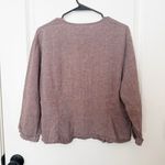 Flax  Womens Linen Button Front Top Sz Medium Neutral Earthy Lagenlook Quiet Lux Photo 3