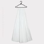 ANINE BING Bree Cotton Poplin Midi Dress, White, Medium Photo 13